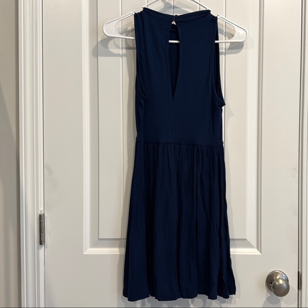 Forever 21 Navy Midi Dress